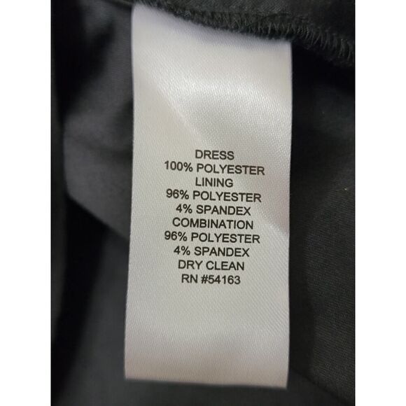 Jessica Simpson Shiny Midi Dress Event Sleeveless V Neck Back Zipper Size 18W - Picture 9 of 9